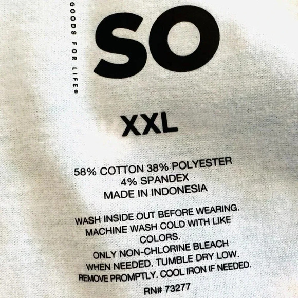 SO GOODS FOR LIFE Juniors Pullover Adjustable Straps Cropped Tank Top Size XXL - Picture 10 of 10